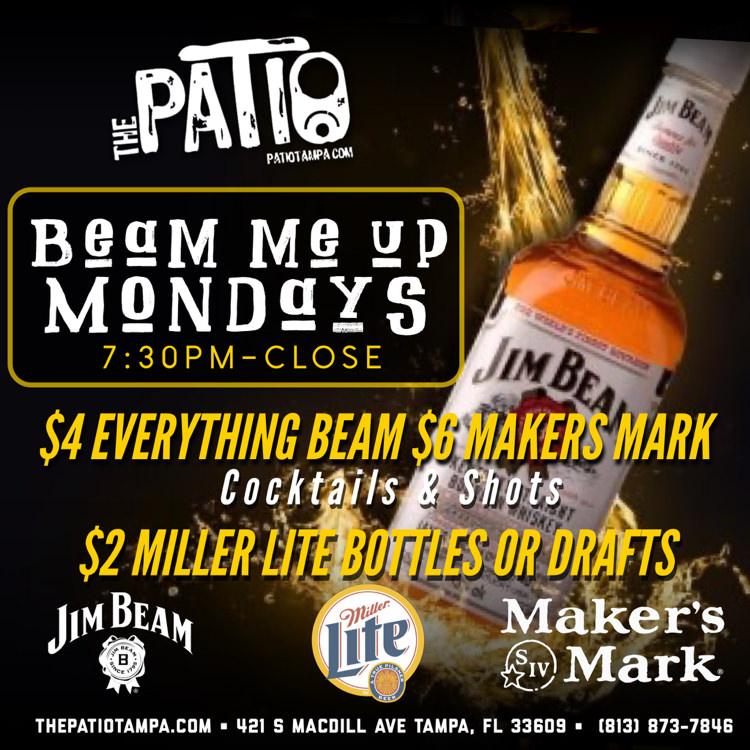 The Patio Beam Me Up Mondays